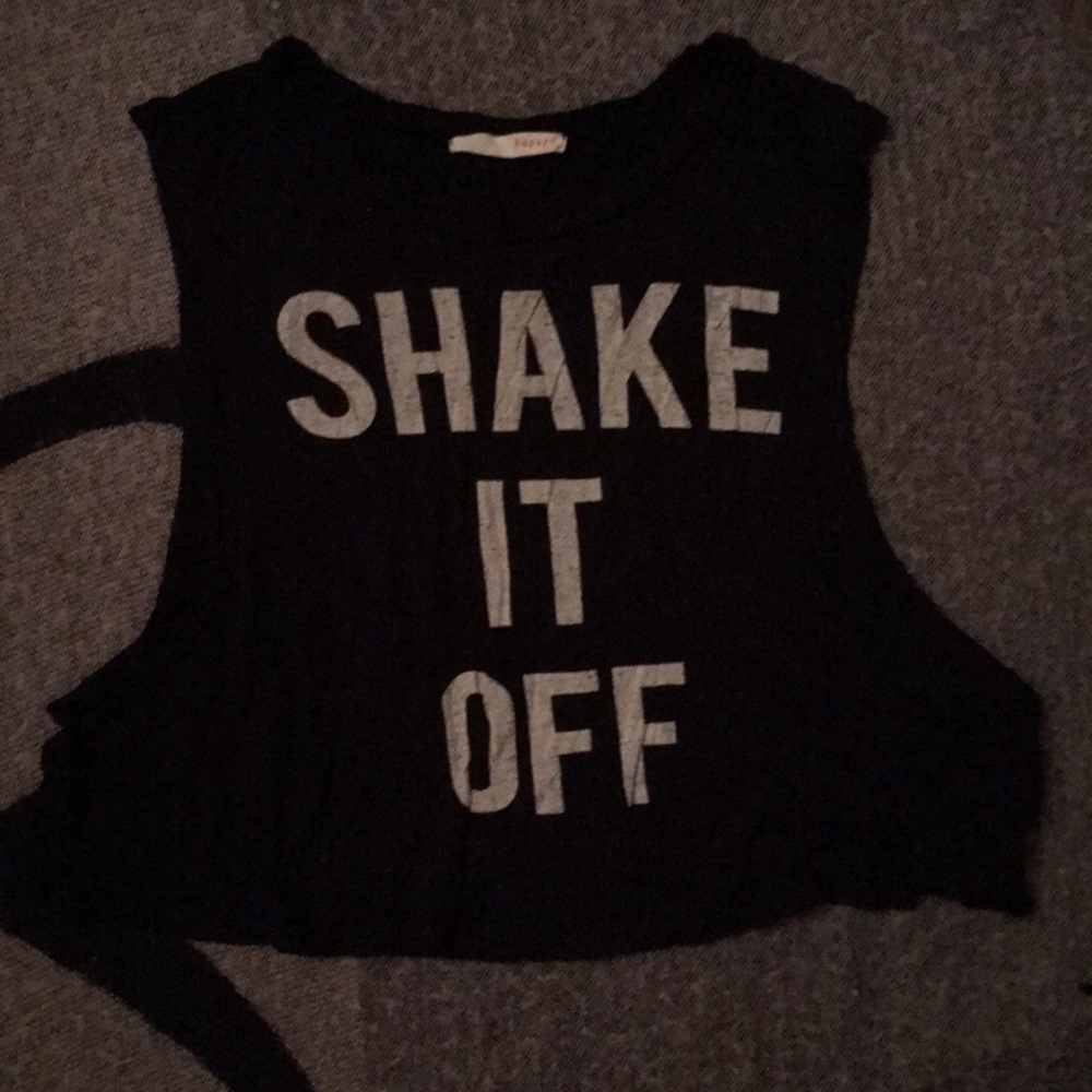 “Shake it off” crop top